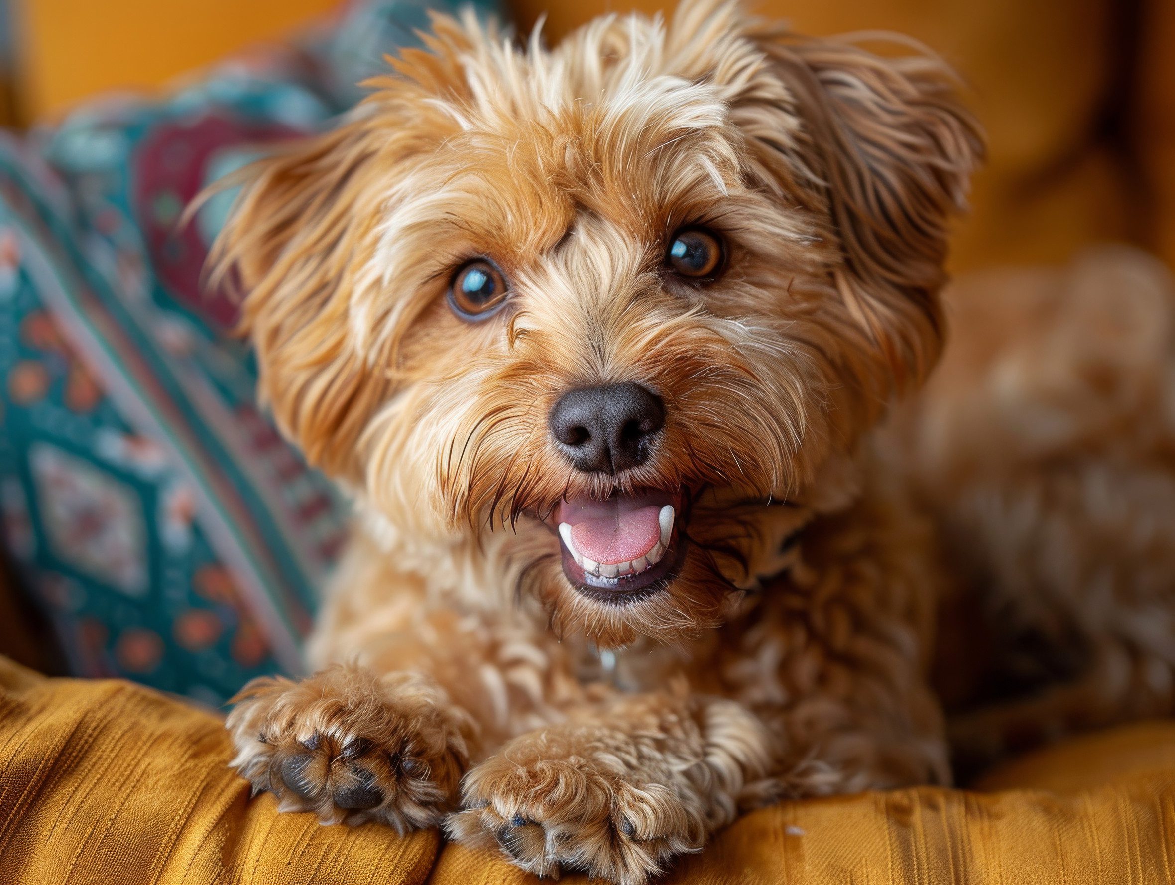 very cute little poodle